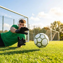 Goalkeeper reaction ball with unpredictable bounce for training