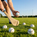 White and Fluro Hurling Training Balls with 2 Ply PU Construction