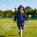 Junior hoodies made from cotton/polyester blend
