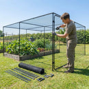Steel fruit cage kits for garden use