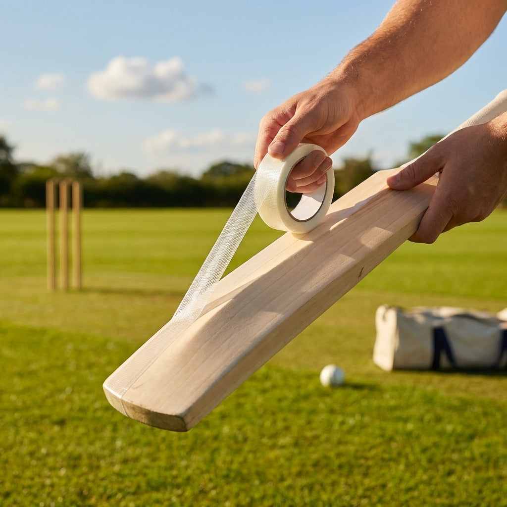 Bat Edge Guide Cricket Bat Edge Tape – 25mm – Bat Protection
