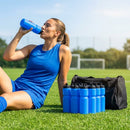 750ml sports water bottle in multiple colours, BPA-free plastic