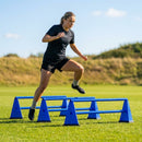 Tri cone hurdles set for sports training available in multiple colours