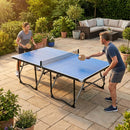Foldaway Table Tennis Table with regulation size and PVC laminate