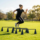 Tri cone hurdles set for sports training available in multiple colours