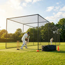Cricket nets made from HDPE, available in various sizes for indoor and outdoor use
