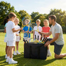 Tennis racket and bag set with aluminium rackets for coaches and players