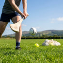 White and Fluro Hurling Training Balls with 2 Ply PU Construction