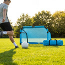 Aluminium Folding Football Goal in various sizes and colours, ideal for training and matches