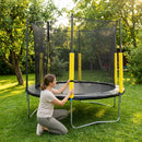 Replacement trampoline pole pads with cushioned protection for outdoor use