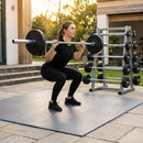 Rubber Barbell Weights with Cast Iron Core for Gym and Home Use