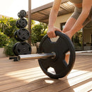 Olympic weight plates with PU coating, various weights