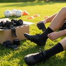 Elastic Adhesive Bandage Tape – Black/White – Cotton Spandex – Sports & Physio Use