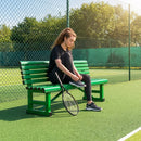 Tennis Court Bench in Aluminium for Sports Facilities