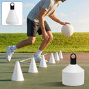 Multi-coloured basketball training marker cones