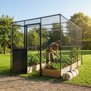 Walk-In Fruit and Vegetable Cage with Steel Frame for Garden Use