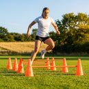 Tri cone hurdles set for sports training available in multiple colours