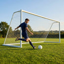 Steel football goal 24ft x 8ft for outdoor use