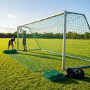 Warehouse rack netting made from green 3mm thick twine