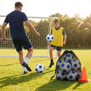 Lightweight training footballs with EVA foam casing in sizes 3, 4, and 5