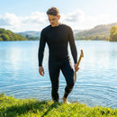 Neoprene men's wetsuit for water sports