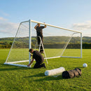 Football goal nets 24 x 8 ft, durable HDPE for clubs and schools