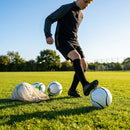 Futsal football with durable outer layer suitable for indoor and outdoor use