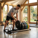 Weight Plate Storage Rack for Home and Gym Use