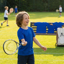 Junior sports t-shirt made of polyester, available in five sizes