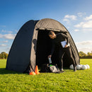 Portable team shelter in 10 colours with steel frame for sports events