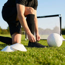 Football socks in various sizes and colours for players