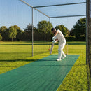 Portable Cricket Pitch Mat in Green for Indoor/Outdoor Use