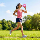 500ml running water bottle with ergonomic grip and BPA-free plastic
