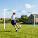 21x7ft football goal with steel frame for schools and parks
