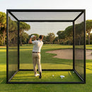 Golf Cage Replacement Parts including steel tubes and netting