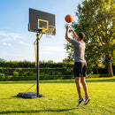 Adjustable Basketball Hoop with Portable System