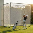 Golf Cage Replacement Parts including steel tubes and netting