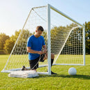 Football goal nets 24 x 8 ft, durable HDPE for clubs and schools