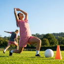 Women's pink warm-up top for training and sports