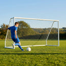 Football and Rugby Goal Posts 8x5ft Aluminium for Junior Sports