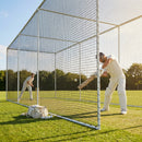 Cricket nets made from HDPE, available in various sizes for indoor and outdoor use