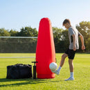 Inflatable football mannequins available in multiple sizes for training use