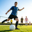 Men's Striped Football Shirt for Matches, Polyester