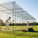 Cricket nets made from HDPE, available in various sizes for indoor and outdoor use