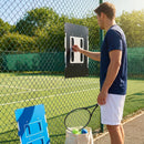 Portable tennis scoreboard with UV stabilised materials, available in 3 sizes and colours