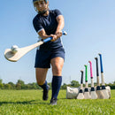Ash Hurling Stick with custom grip colours, ideal for indoor and outdoor sports