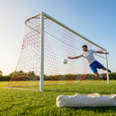 Multi-colour football goal nets for full-size goals