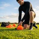 Multi-coloured basketball training marker cones