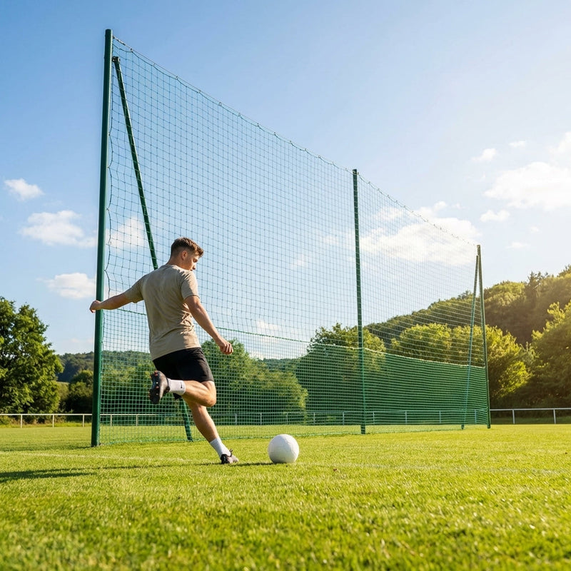 Ball Stop Net System – 8m High Steel Posts