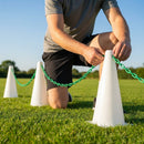 Plastic Chain Barrier in vibrant colours for versatile use